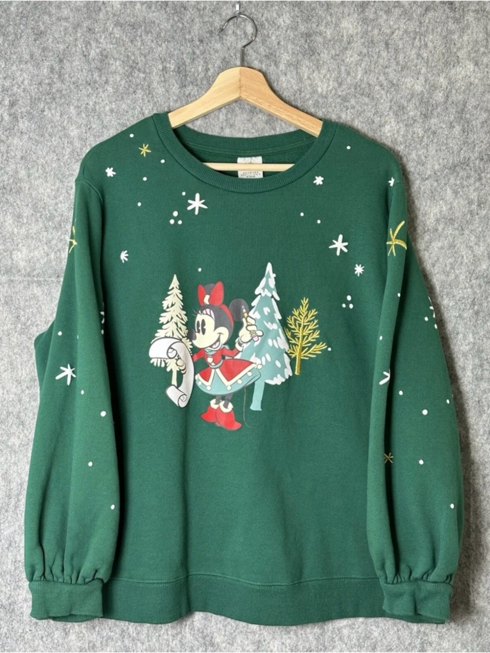 Vintage Disney Minnie Mouse Christmas Crewneck Sweatshirt